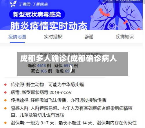成都多人确诊(成都确诊病人)