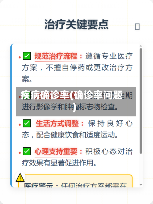 疾病确诊率(确诊率问题)-第3张图片
