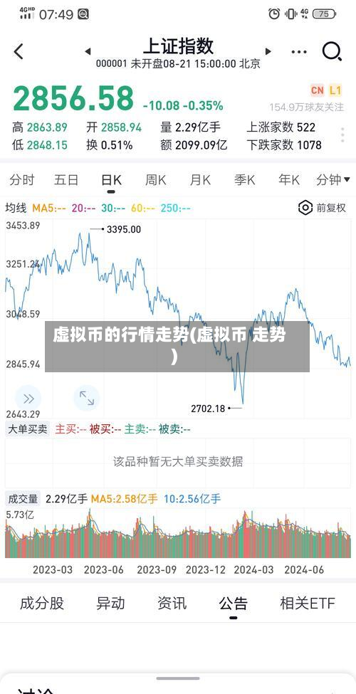 虚拟币的行情走势(虚拟币 走势)