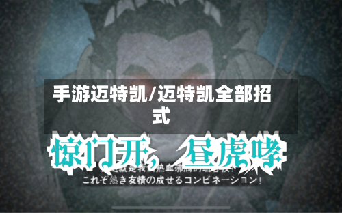 手游迈特凯/迈特凯全部招式